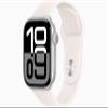 Apple Watch Series 10 [GPS, 46mm] - Silver Aluminum Case with Light Blush Sport Band, M/L (Renewed) view 1