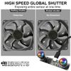 120fps Global Shutter USB Camera Module - Dual Lens 3D Stereo Synchronization Webcam for Computer - High Speed 1200P 60fps Binocular PC M12 UVC USB2.0 VR Wide Angle 100 Industrial view 3