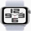 Apple Watch Series 10 [GPS + Cellular, 46mm] - Silver Aluminum Case with Blue Cloud Sport Loop, One Size (Renewed) view 2