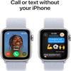 Apple Watch Series 10 [GPS + Cellular, 46mm] - Silver Aluminum Case with Blue Cloud Sport Loop, One Size (Renewed) view 4