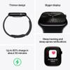 Apple Watch Series 10 [GPS + Cellular, 46mm] - Jet Black Aluminum Case with Black Sport Band, M/L (Renewed) view 3