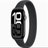 Apple Watch Series 10 [GPS + Cellular, 46mm] - Jet Black Aluminum Case with Black Solo Loop, Size 6 (Renewed) view 1