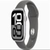 Apple Watch Series 10 [GPS, 42mm] - Silver Aluminum Case with Stone Gray Sport Band, S/M (Renewed) view 1