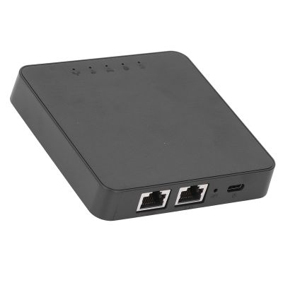 4G LTE Modem Router with SIM Card Slot, Portable 4G LTE Router with 2 Ethernet Ports, Mobile Wi Fi and Hotspot for RV Travel, Vacation, Camping, for Europe
