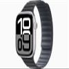Apple Watch Series 10 [GPS + Cellular, 46mm] - Silver Aluminum Case with Black Magnetic Link, M/L (Renewed) view 1