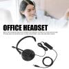 ciciglow Phone Headset with 3.5mm Jacks for Call Center, Office Landline Telephone Headset with Mic Noise Canceling, Single Ear Customer Service Headset, Volume Adjustable view 2