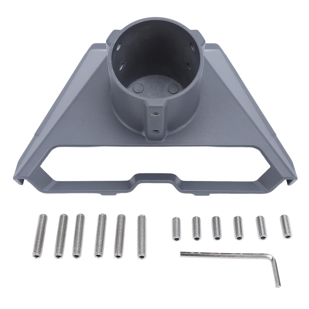 Aluminum Alloy Satellite Pipe Adapter Mount, High Strength Robust Stand for Roof or Wall Mount, Compatible with Standard V3