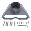 Aluminum Alloy Satellite Pipe Adapter Mount, High Strength Robust Stand for Roof or Wall Mount, Compatible with Standard V3 view 1