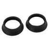 2pcs Scope Eyepiece Eyecup, Foldable Soft Rubber Eyepiece Cover for 28 to 32mm Microscope Monocular Binocular Eyepiece with No Light Interference, Inner Diameter 30mm view 2