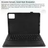 EBTOOLS Touchpad Keyboard Case for Tab A9, Detachable Cordless Bluetooth Touch Keyboard with Case, for Tab M11 for Tab K11 LTE 2024 TB330FU 330XU 11 Inch (Black) view 2