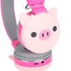 SUNGOOYUE Cute Animals Kids Headset 5.0 On Ear Headphones with Mic Children Online Learning Travel, Material (Little red Pig) view 2