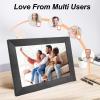 10.1 Inch Digital Picture Frame, 1280x800 HD Touch Screen Photo Frame Electronic, Built in 16GB Memory, Auto Rotate Portrait and Landscape, Instant Sharing via Vphoto App view 2