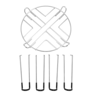 6 Inches Tall Stainless Steel Water Filter Stand, Stainless Steel Stand with Anti Slip Feet, Portable Water Filter Stand for Outdoor Camping and Parties