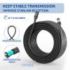 Zunate Satellite Replacement Cable for Gen3 V3, 1200Mbps Replacement Cable Extension, IP68 Internet Cable Gen3 for Indoor Outdoor (49FT(15M)) view 2
