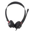ciciglow Phone Headset 3.5mm Jacks for Call Center, Office Landline Telephone Headset with Microphone Noise Canceling, Binaural Customer Service Headset, USB C to USB view 1