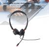 ciciglow Phone Headset 3.5mm Jacks for Call Center, Office Landline Telephone Headset with Microphone Noise Canceling, Binaural Customer Service Headset, USB C to USB view 2