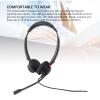 ciciglow Phone Headset 3.5mm Jacks for Call Center, Office Landline Telephone Headset with Microphone Noise Canceling, Binaural Customer Service Headset, USB C to USB view 4