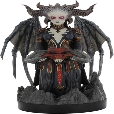 Exquisite Gaming: Diablo Lilith - Cable Guys Original Controller & Phone Holder, Collectible Device Stand, Officially Licensed Blizzard Figure
