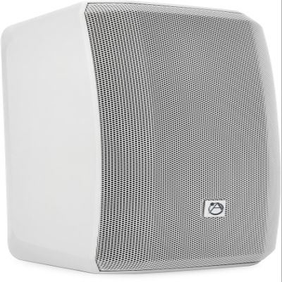 AtlasIED AS-8T 8-inch 360-watt 70V/100V Surface-Mount Speaker - White