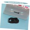 KICHOUSE 50pcs Rubber Tape for Cassette Recorder Cassette Belt Replacement VCR Belt Maintenance for Tape Recorder view 4