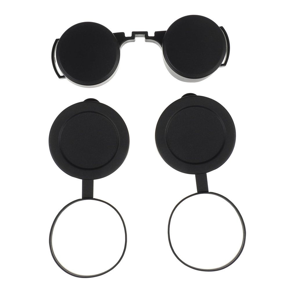 KONTONTY 3pcs Objective Lens Cap and Eyepiece Cover for Binoculars and Monoculars and Scratch Rubber Protectors Lightweight Telescope Accessories Design for Outdoor Use