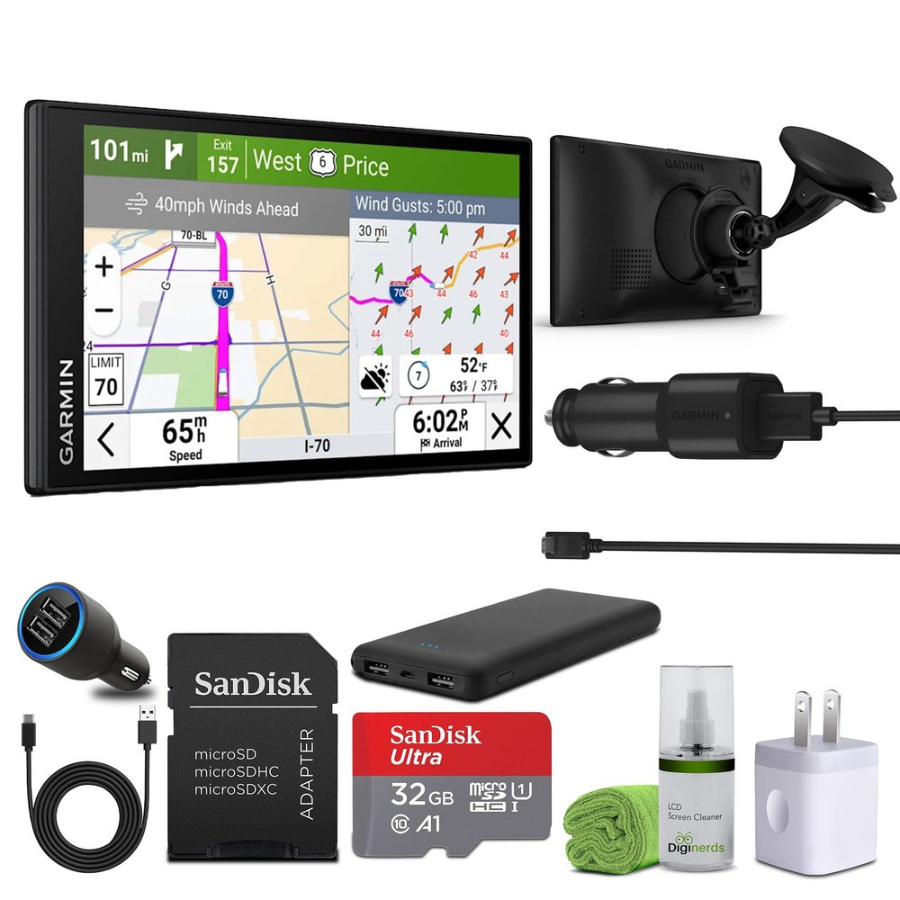 Garmin dzl OTR620 GPS Truck Navigator 6" Display Bundle