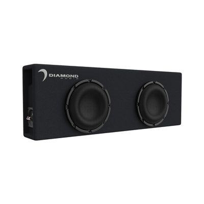 Diamond Audio DESMB10DA - 10" Dual 2  Vented Active Subwoofer Enclosure
