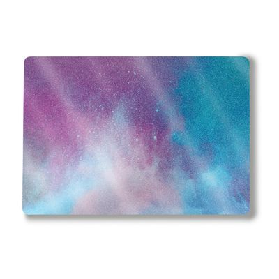 Glossy Glitter Laptop Skin Compatible with Surface Laptop 7 13.8" (2024) - Cotton Candy Sky - Premium 3M Vinyl Protective Wrap Decal Cover - Easy to Apply | Crafted in The USA by MightySkins
