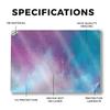Glossy Glitter Laptop Skin Compatible with Surface Laptop 7 13.8" (2024) - Cotton Candy Sky - Premium 3M Vinyl Protective Wrap Decal Cover - Easy to Apply | Crafted in The USA by MightySkins view 2
