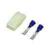 1 Set 6187-2801 6187-2804 HM 090 Automotive Connector Female Male 2 Pin Power Batery Waterprof Electronic Connector(Female Set) view 1