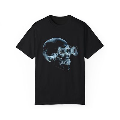 Director Skull X-ray T-Shirt Mind of a Director, Filmmakers, and Cinema Fans Comfort Colors 100% Cotton