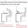 SPXTOM Desk Laptop Stand, Foldable Laptop Riser Stand, Silicone Mat Non-Slip, Ergonomic, Aluminum Computer Notebook Stand, Fits All 10-15.6" view 3