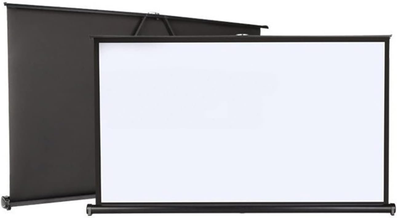 CukUJH Projector Screen Portable Projection Screen for Office School Training Conference for Indoor and Outdoor Theater(16:09,30inch)