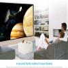 CukUJH Portable Projection Screen 16:9 White 84-inch Diagonal Video Projection Screen Foldable Wall Mountable view 4
