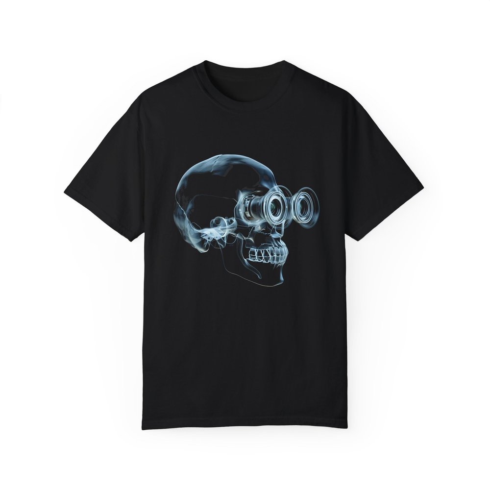 Director Skull X-ray T-Shirt  Mind of a Director, Filmmakers, and Cinema Fans  Comfort Colors 100% Cotton
