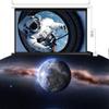 CukUJH Motorized Projection Screen Outdoor/Indoor HD Movie Screen Wall/Ceiling Mount with Remote Control(Aspect Ratio 16:9) view 1