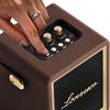 Lonzuer Action Wooden Portable Speaker with Handle Small Portable Bluetooth Speakers with 5000mAh Battery Speakers Bluetooth Wireless for Indoor Outdoor Campaign (Brown) view 2
