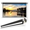 FIEZFEAT 72in Roll Down Retractable Manual Projection Screen Home Theater Projection Movie Screen 4:3 HD Projection Screen for Office Video Game, White(4:3,60inch) view 1