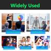 FIEZFEAT 72in Roll Down Retractable Manual Projection Screen Home Theater Projection Movie Screen 4:3 HD Projection Screen for Office Video Game, White(4:3,60inch) view 3