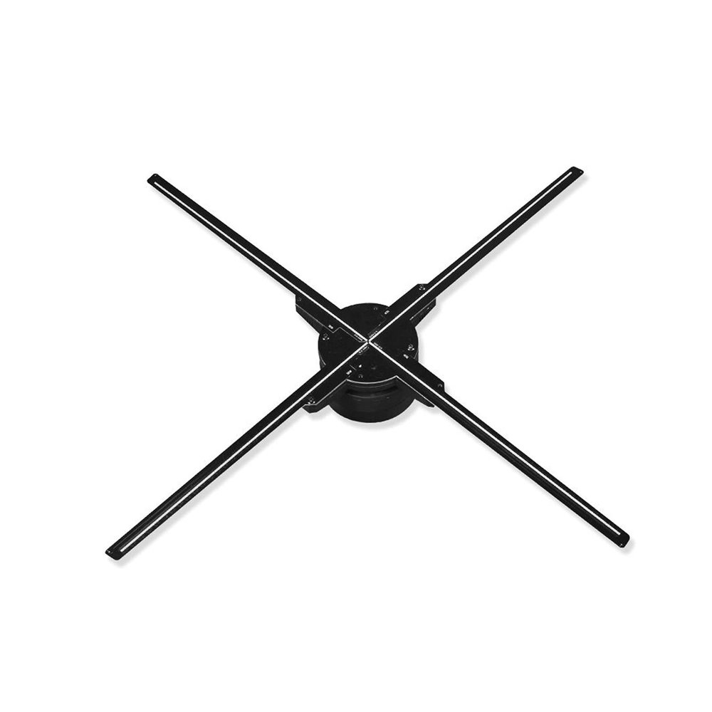 3D Hologram fan,3D Hologram Projector, High-definition High-brightness WiFi Version 3D Holographic Fan Advertising Machine, Rotating Display LED Screen for Halloween,Bar,Casino,Party,Events(Z6 4 fan 5