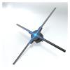 3D Hologram fan,3D Hologram Projector, High-definition High-brightness WiFi Version 3D Holographic Fan Advertising Machine, Rotating Display LED Screen for Halloween,Bar,Casino,Party,Events(Z6 4 fan 5 view 2