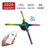 3D Hologram fan,3D Hologram Projector, Hologram Projector Fan Wifi 3d Holographic RGB0805 LED Party Decorations Holograms Fan Advertising Machine Rotating Imagin 56CM for Halloween,Bar,Casino,Party,Ev view 2