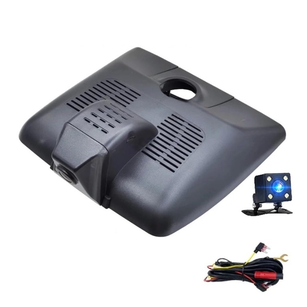 1080P Car Dvr Dash Cam Compatible for Honda Jazz GR9 Front and Rear Camera Compatible for Honda Fit 2019 2020 2021 2022 Driving Recorder(Black Two Acc,None1)