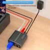 Analog Audio Extender Over Cat 5/6 (PoC) up to 1640Ft, 3.5mm AUX RCA Audio Extender Over Cat5e/Cat 6, Extra Long Range Audio Over Ethernet L/R RCA Analog Transmitter Receiver view 4