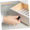 QUMIIRITY 12pcs Aluminum Alloy Drawer Cabinet Knobs Elegant Furniture Hardware for Kitchen Wardrobe Dresser and Closets Durable Pulls Black Finish view 2