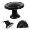 QUMIIRITY 12pcs Aluminum Alloy Drawer Cabinet Knobs Elegant Furniture Hardware for Kitchen Wardrobe Dresser and Closets Durable Pulls Black Finish view 4