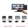 10.1 inch Touch Screen Car Bus Truck Monitor System Vehicle Camera 720P Night 4CH Video Recorder(E) view 2