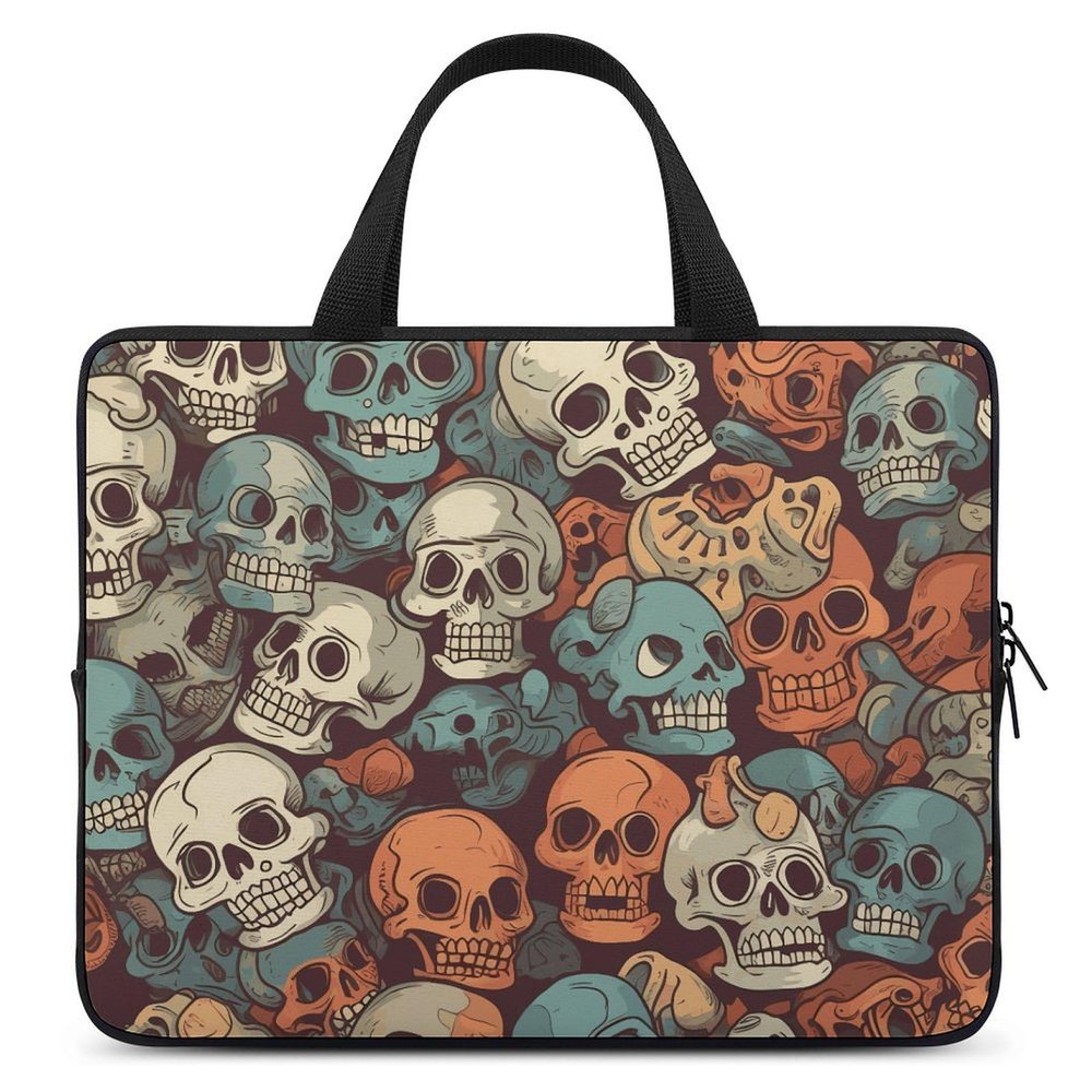 Laptop Case Sleeve 17inch Shockproof Laptop Case Skulls in Laptop Sleeve Carrying Case