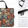 Laptop Case Sleeve 17inch Shockproof Laptop Case Skulls in Laptop Sleeve Carrying Case view 3