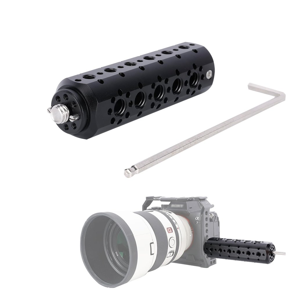 NICEYRIG Cheese Mounting Plate Camera Accessory Extension Handle Grip for ARRI Mount, Steady Video Support Stabilizer Camera Handgrip for DIY Accessories - 600